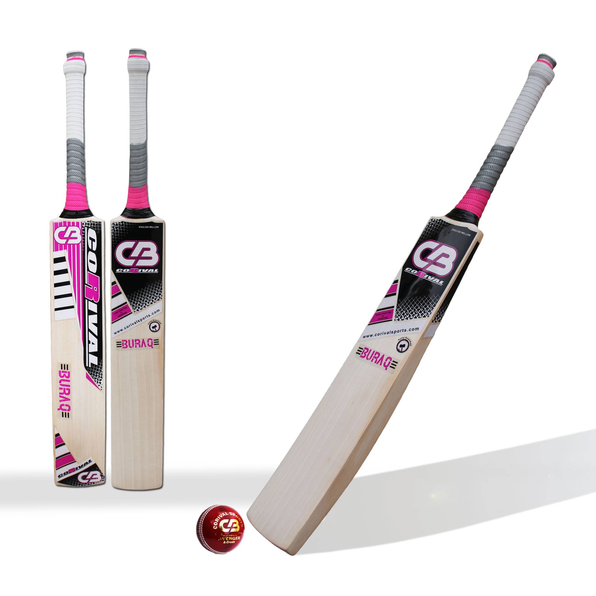 CB Buraq |Professional English Willow Cricket Bat from Sialkot
